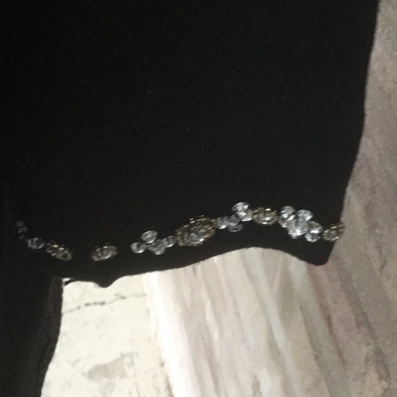 Pointelle Black sweater with embellishments S - Picture 3 of 4